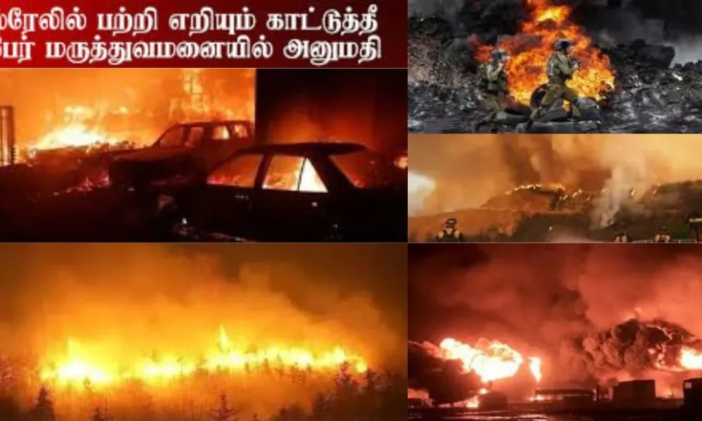 இஸ்ரேலில் காட்டுத்தீ!