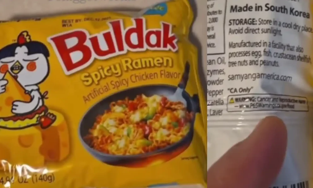 Are you a fan of instant noodles? Cancer free