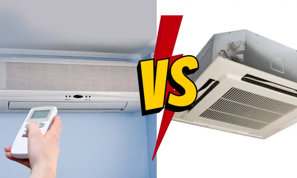 Difference between AC (Air Conditioner) and Chiller (Chiller)