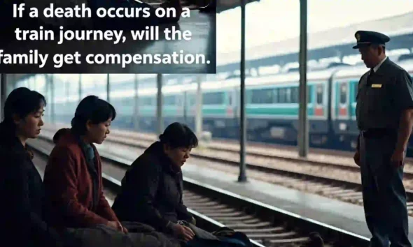 If a death occurs on a train journey, will the family get compensation?