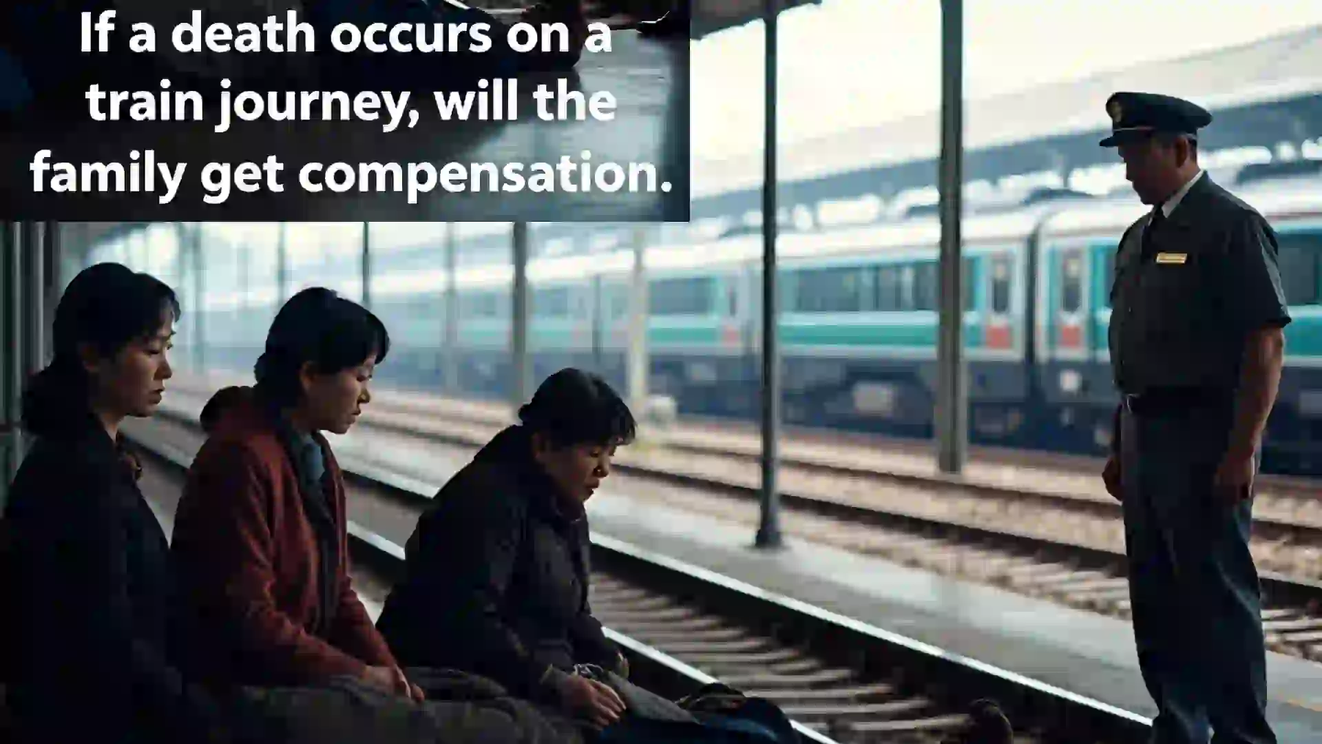 If a death occurs on a train journey, will the family get compensation?