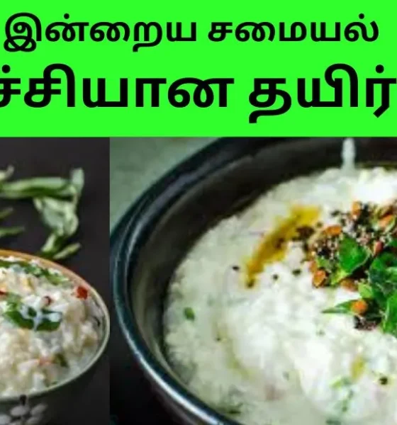இன்றைய சமையல் குளிர்ச்சியான தயிர் சாதம்