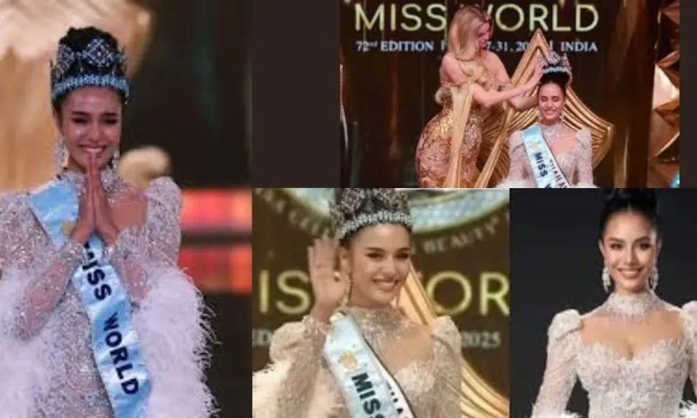 உலக அழகி 2025 - தாய்லாந்தை சேர்ந்த ஓபல் சுசாட்டா!