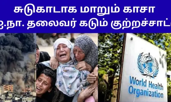சுடுகாடாக மாறும் காசா - ஐ.நா. தலைவர் கடும் குற்றச்சாட்டு!
